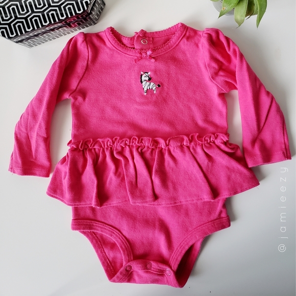 Carter's | Zebra Print Matching Top and Pants Set - Picture 2 of 6